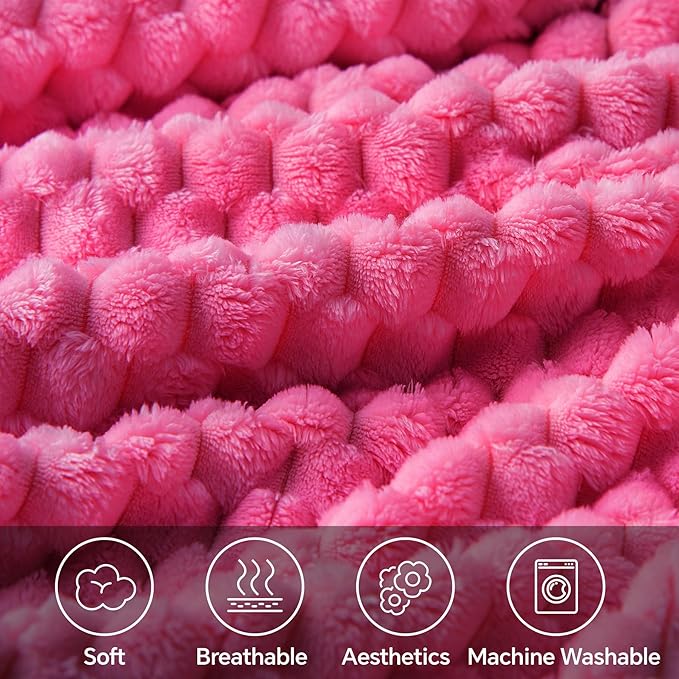 BEDELITE Fleece Twin Blankets for Couch & Bed - Image 3