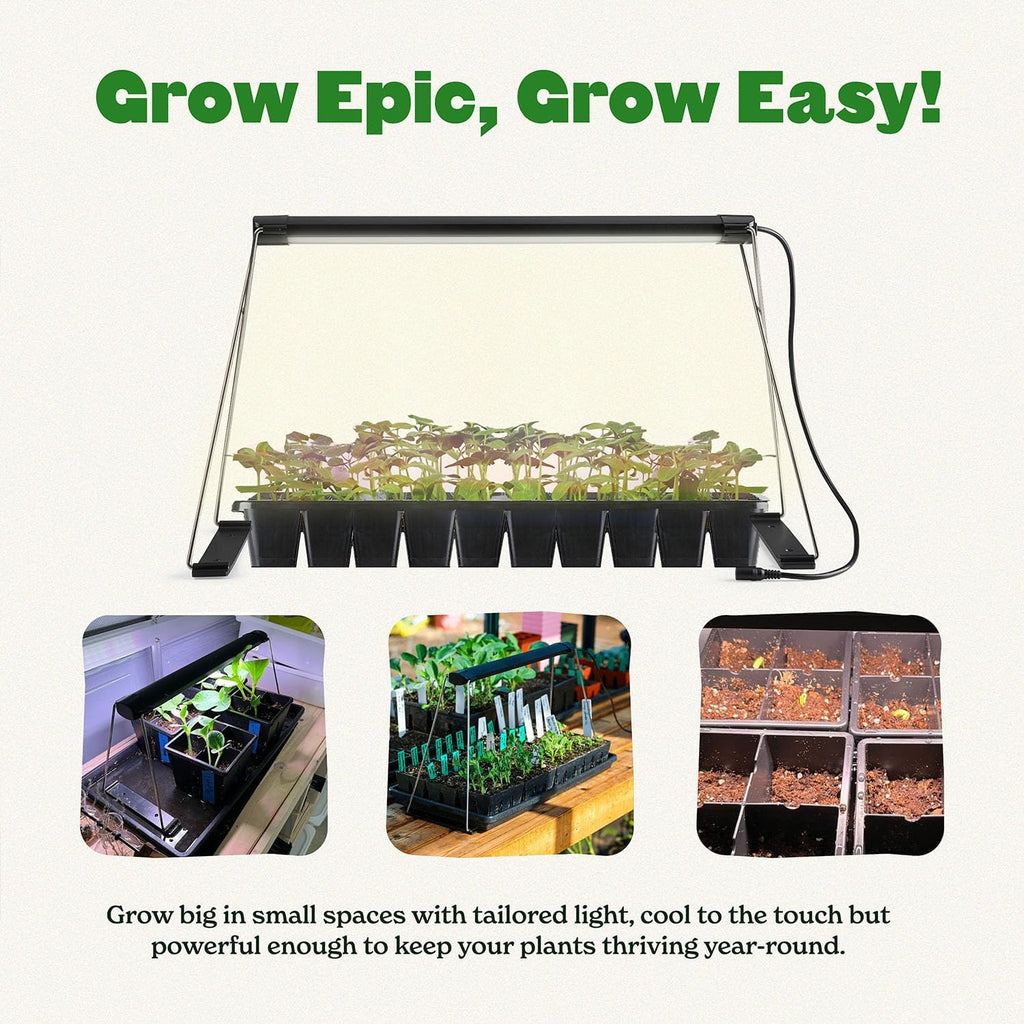 Seed Starting Grow Light - Full-Spectrum LED - Small