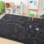 Amearea Premium Soft Fluffy Rug Modern Shag Carpet, 5.3x7.5 Feet, Fuzzy Plush - Image 4