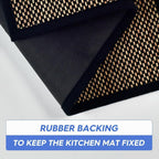 Artoid Mode Non-Skid Kitchen Rugs and Mats Set of 2-17x29 + 17x60