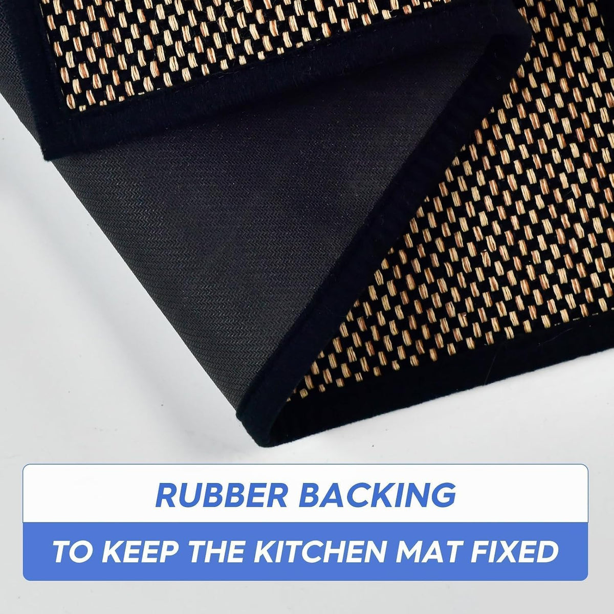 Artoid Mode Non-Skid Kitchen Rugs and Mats Set of 2-17x29 + 17x60