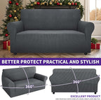 ZNSAYOTX Super Stretch Couch Cover Love Seat Sofa Covers - Image 2