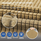KEKUOU Stretch Loveseat Sofa Cover Slipcover, Couch Covers - Image 5