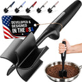 Zulay Kitchen Ground Meat Chopper Tool – 5-Blade Nylon Meat Chopper for Ground Beef, Non-Toxic Food Safe Meat Masher & Breaker, Heat Resistant to 180°C, Dishwasher Safe – Black