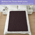 Bigacogo Chunky Knit Throw Blanket - Image 6