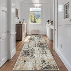 Runner Rug for Hallways Kitchen 2'6"x8' Washable Non Slip: Carpet Non Skid 8ft by Aelenmu