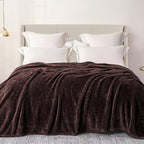 Exclusivo Mezcla Plush Fuzzy Fleece Bed Blanket Twin Size, Super Soft, Fluffy by ExclusivoMezcla