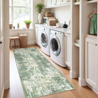Washable Area Rugs 2'x10' Non-Slip Modern Abstract Soft - Image 3