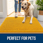 OLANLY Dog Door Mat for Muddy Paws 30x17, Absorbs Moisture and Dirt, Absorbent - Image 6