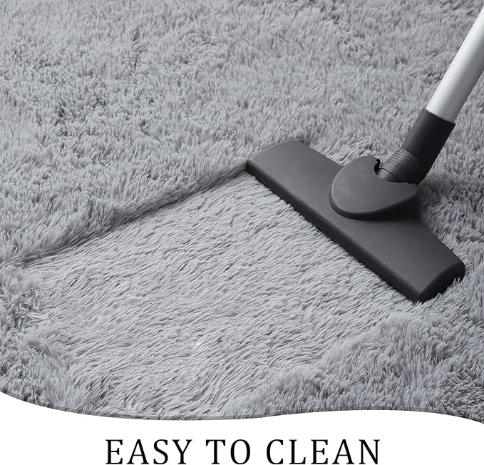 Chicrug Soft Runner Rugs for Bedroom Living Room Plush Fluffy Rug 2x6 Feet - Image 4