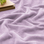 BEDELITE Fleece Blanket Lilac Throw Blankets - Image 3