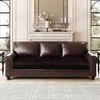 Leather Look Couch Cushion Covers Sofa Seat Slipcovers Sets Couches Furniture - Image 2