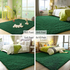 OLANLY Area Rugs for Living Room Bedroom, Machine Washable 4x5.9 ft Soft Fluffy - Image 3