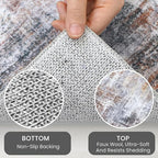 IOHOUZE Abstract Area Rug 4x6 Ft Washable Rugs - Image 4