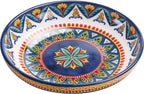 Bico 35oz Ceramic Pasta Bowls Set of 4, 8.9" Salad Bowl, Havana