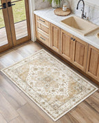 AMADA HOMEFURNISHING 2x4 Washable Area Rug, Low-Profile Entryway Rug - Image 7