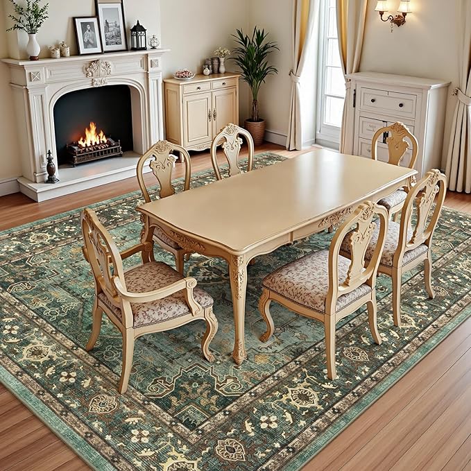 Lofus 9x12 Area Rugs for Living Room, Washable Area Rug, Rugs for Bedroom - Image 3