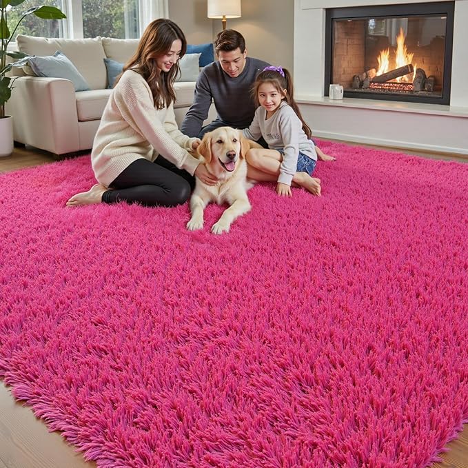 8x10 Area Rugs for Living Room Bedroom, Large Area Rug Shaggy Carpet Soft Plush - Image 2