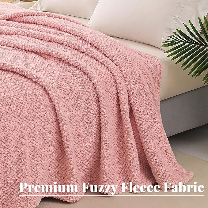 Whale Flotilla King Size Fuzzy Fleece Blanket - Image 5