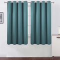 LEMOMO Sea Teal Thermal Blackout Curtains/52 x 72 Inch/Set of 2 Panels Room by Lemomo