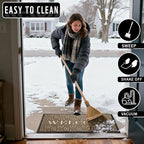 Yimobra Welcome Mat Outdoor Indoor, All-Season Waterproof Front Door Mat - Image 7