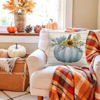 Fall Decorations for Home, Fall Pillow Covers 18 x 18 Inch Set of 4, Hello - Image 5