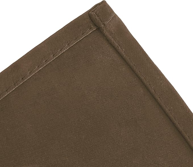 LEMOMO Brown Blackout Curtains 66 x 63 Inch Length/Set of 2 Curtain - Image 7