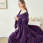 BEDELITE Fleece Blanket Purple Full Blankets - Image 7