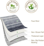 Nakagishi 5x7 Area Rugs Living Room: Washable Boho Large Neutral Soft Rug - Image 9