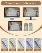 Madane Runner Rug 2x8, Washable Hallway Runner Rugs, Non-Slip Low-Pile Soft - Image 9