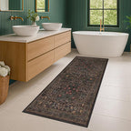 Dark Brown 2x4 Entryway Rug, Small Runners - Image 3
