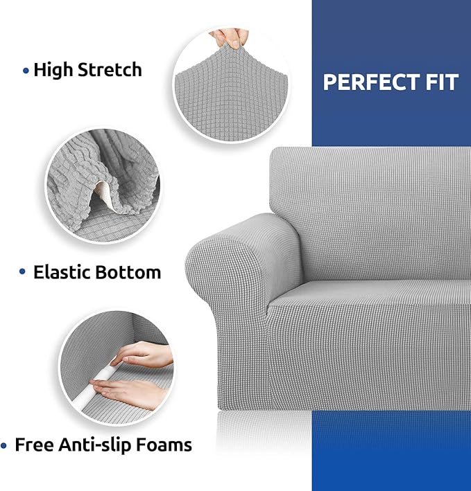 KEKUOU Stretch Sofa Cover Slipcover ，Couch Covers - Image 6