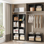 AWTATOS Closet Organizers and Storage, 6 Cube Storage Organizer, Black