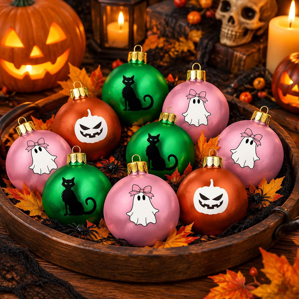 Civaner 15 Pcs Thanksgiving Ball Ornaments for Tree