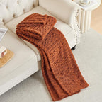 50x70 Inch Rust Throw Blanket - Image 3