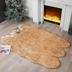 linmopm Faux Fur Rug Sheepskin Shag Fluffy Fuzzy 4x6 ft Rugs by Limopmfauxfurproducts