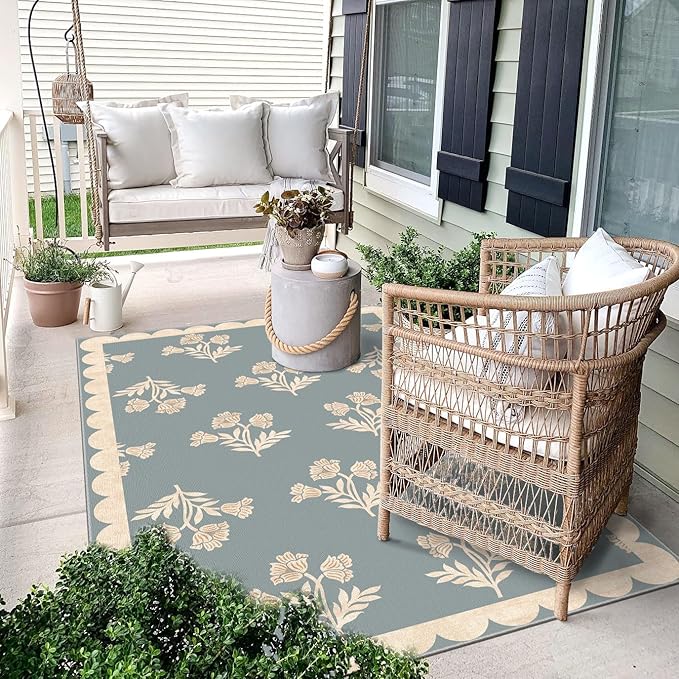 3x5 Floral Entry Rug - Image 9