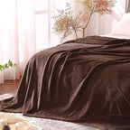 BEDELITE Fleece Blanket Brown Full Blankets - Image 4