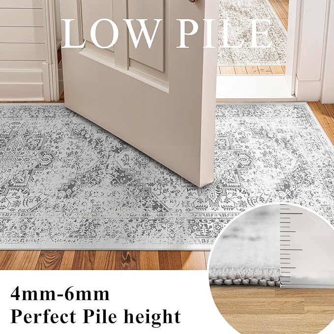 Washable 2'6''x14' Runner Rug - Image 5
