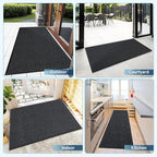 BesWin Front Door Mat, Heavy Duty Commercial Floor Mat Inside Outside Entrance - Image 3