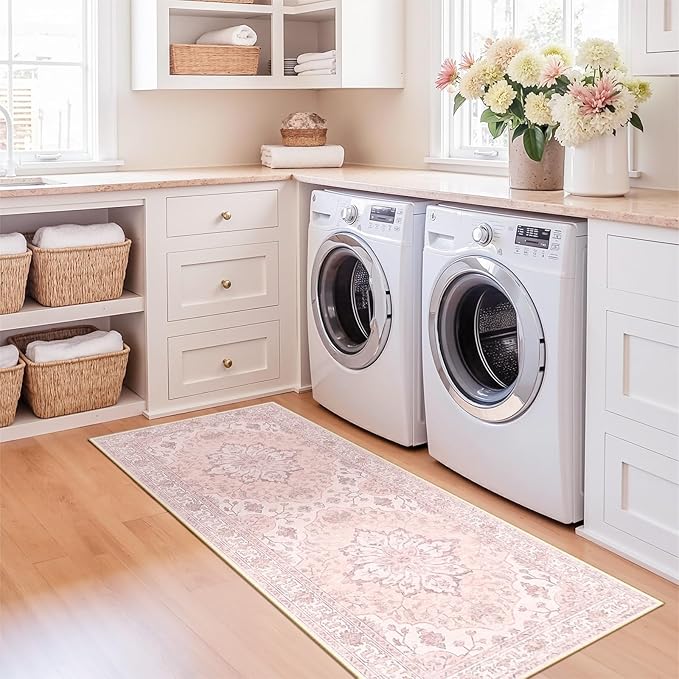 RELEANY Area Rugs 2'x5' Runner Rug Non Slip Washable - Image 3