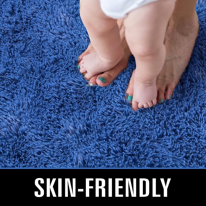 TWINNIS Super Soft Shaggy Rugs Fluffy Carpets, 6x9 Feet, Indoor Modern Plush - Image 3