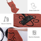 Smiry Dog Door Mat for Muddy Paws, Absorbent Dirt Trapper Non Slip Quick Dry - Image 6