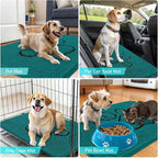 OLANLY Dog Door Mat for Muddy Paws 48x30, Paw Print Design, Absorbs Moisture - Image 7