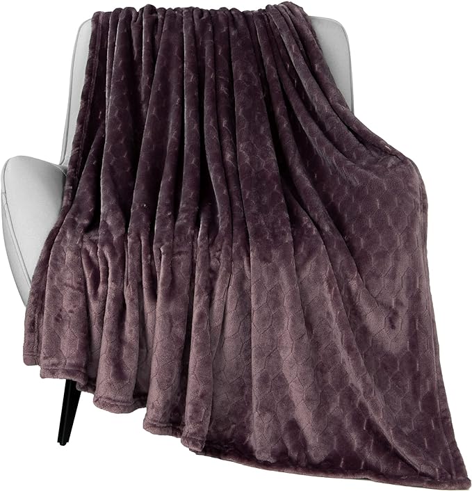 TOONOW Fleece Blanket Super Soft Cozy Throw Blanket 50" x 60", Lightweight by TOONOW