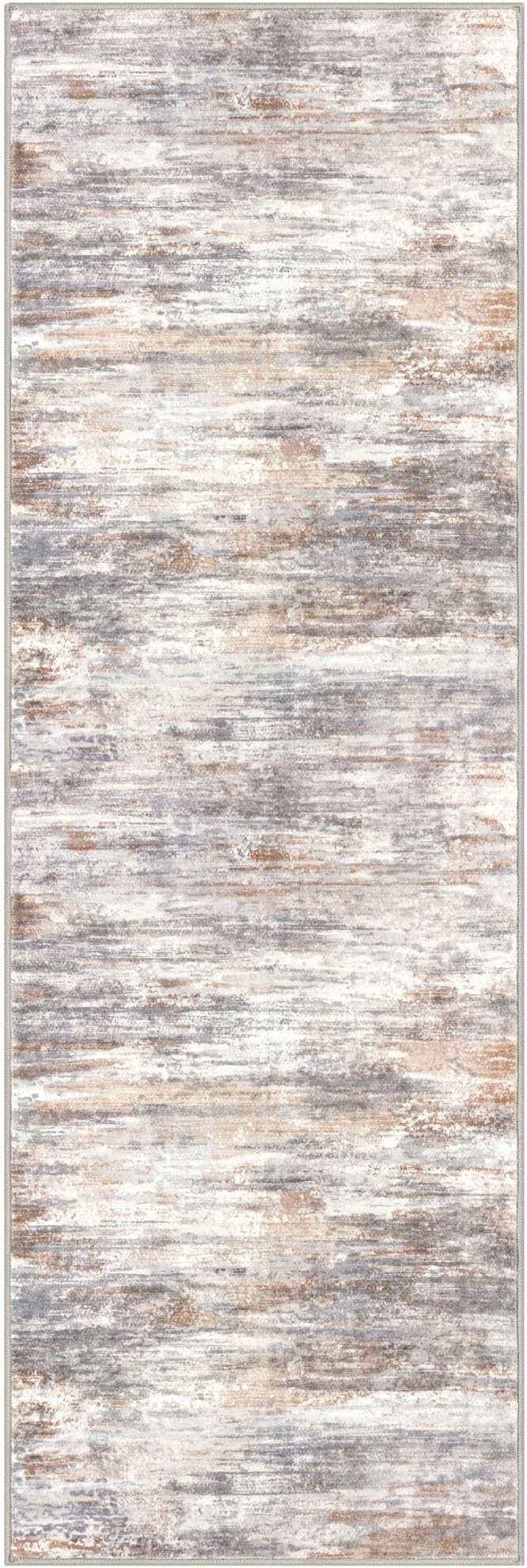 KOZYFLY 3x8 Ft Rug Modern Ombre Runner Rug - Image 8