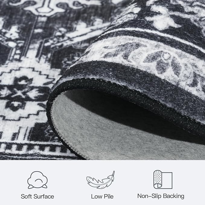 Lofus 5x7 Area Rug for Living Room, Soft Boho Carpets for Bedroom Dining Room - Image 7