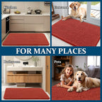 OLANLY Dog Door Mat for Muddy Paws 59x20, Absorbs Moisture and Dirt, Absorbent - Image 8