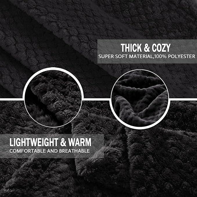 Exclusivo Mezcla Fleece Throw Blanket Extra Large, Super Soft and Warm Blankets - Image 4