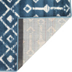 Unique Loom Moroccan Trellis Collection Area Rug - Mamounia (3' 3" x 5' 3" Rectangle Blue/Ivory)